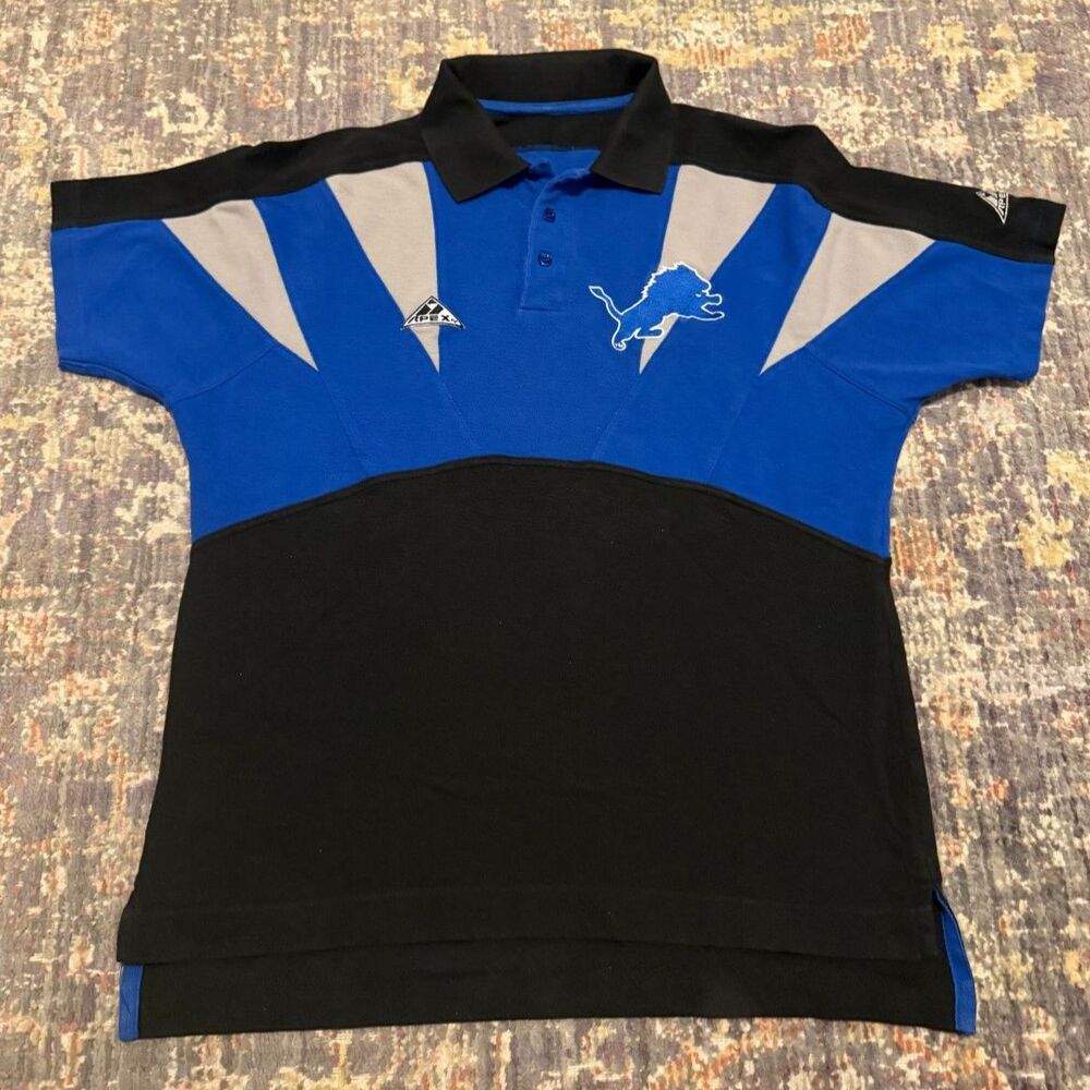 Vintage Detroit Lions Apex One Polo